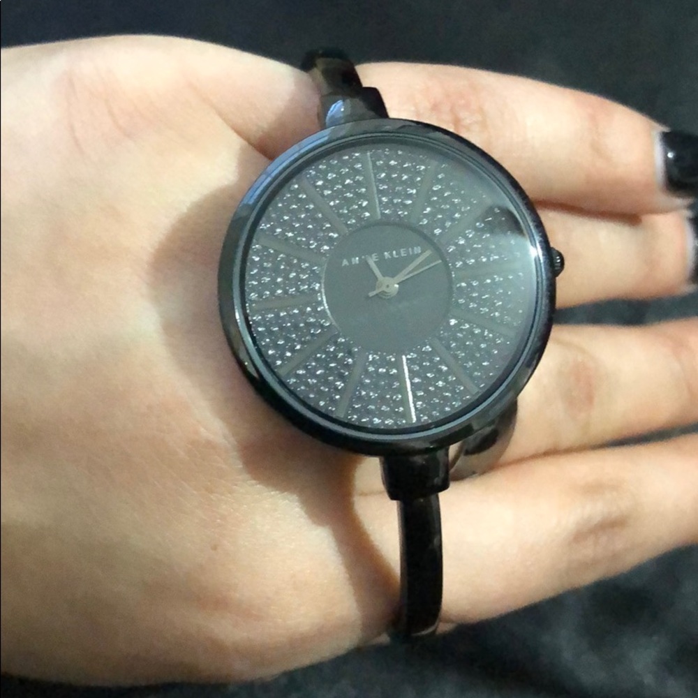 ANNE KLEIN BLACK WATCH